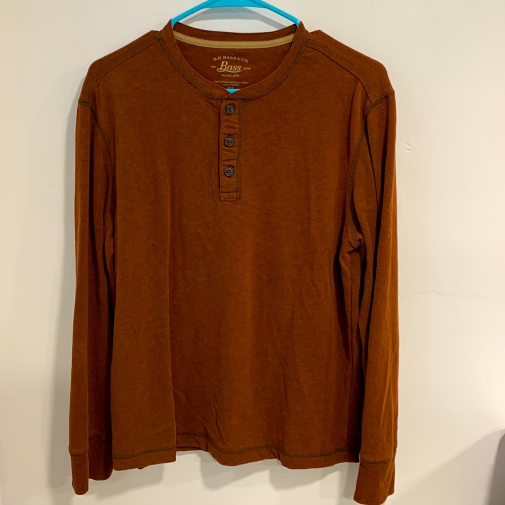 Mens Long Sleeve Thermal Henley